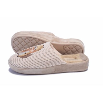 Дамски пантофи Runners, RNS-241-2635, Бежов
